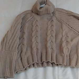 Turtleneck shortened